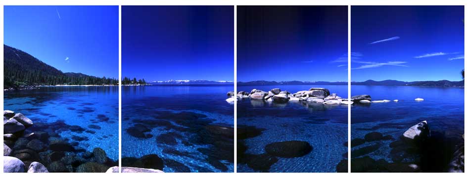 Granite Boulders, East Shore, Lake Tahoe.