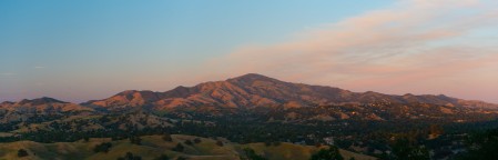 Mothers Day Sunset, Mt Diablo