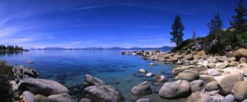 Dog Paddle, East Shore, Lake Tahoe