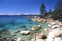 Spring Colors, East Shore, Lake Tahoe.