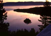 First Light, Emerald Bay.